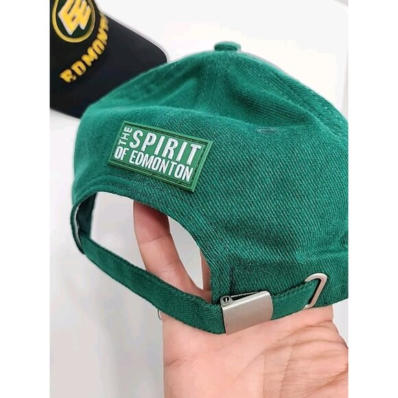 Two Edmonton Elks Eskimo’s Caps Hats CFL Football Men’s Grey Cup Adjustable - Picture 10 of 11